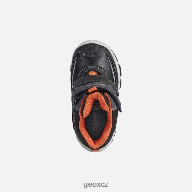 flanfil batole 4NH061633 černá/oranžová Geox
