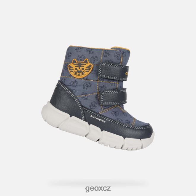 flexyper abx baby 4NH06890 avio/okrově žlutá Geox