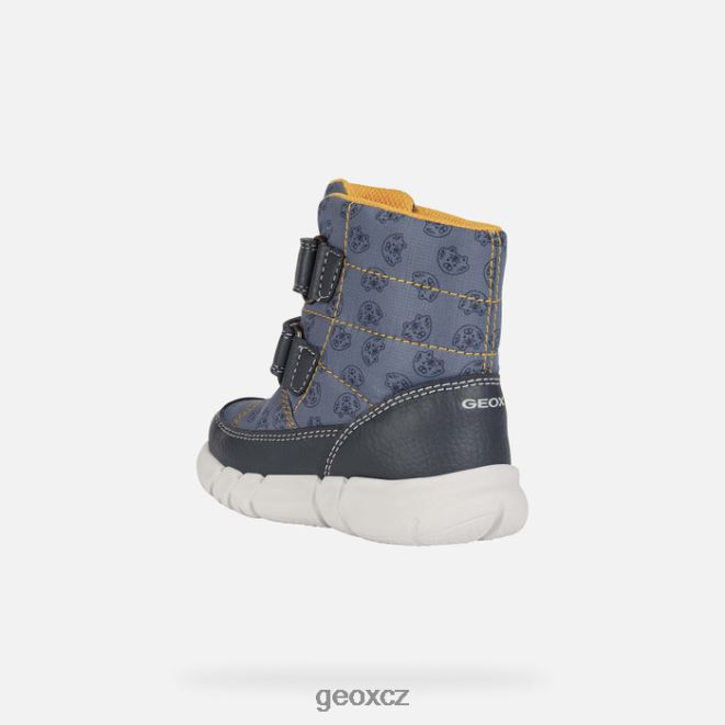 flexyper abx baby 4NH06890 avio/okrově žlutá Geox