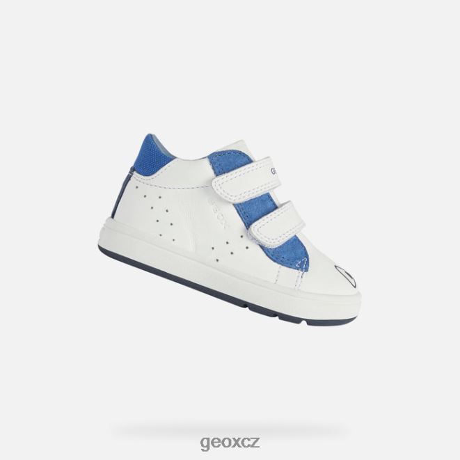 biglia dítě 4NH061429 bílá/královská Geox