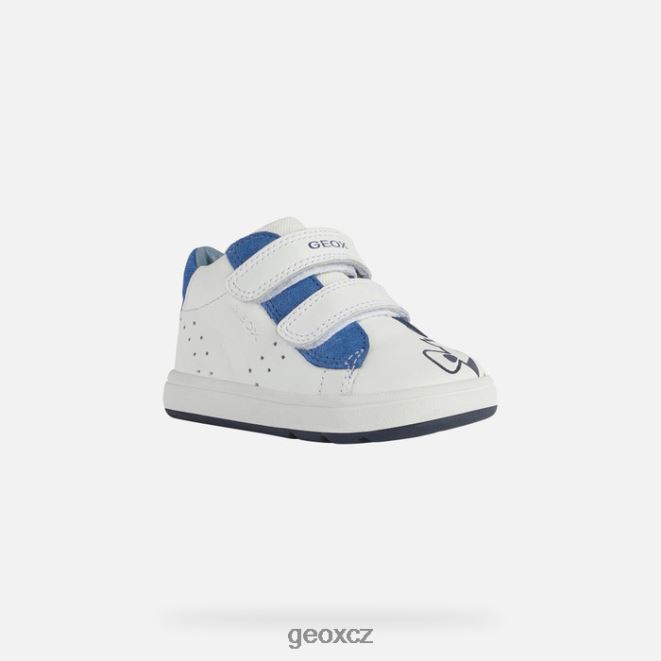 biglia dítě 4NH061429 bílá/královská Geox