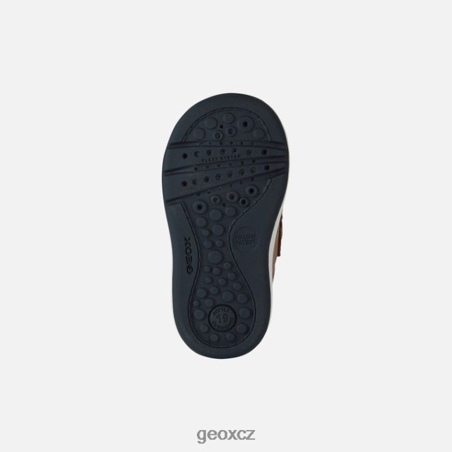 biglia dítě 4NH061449 brandy/navy Geox