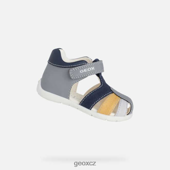 elthan chlapeček 4NH061483 šedá/námořnická Geox