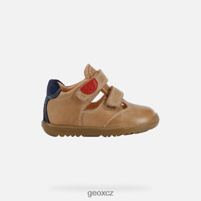 macchia chlapeček 4NH061590 karamel/námořnická Geox