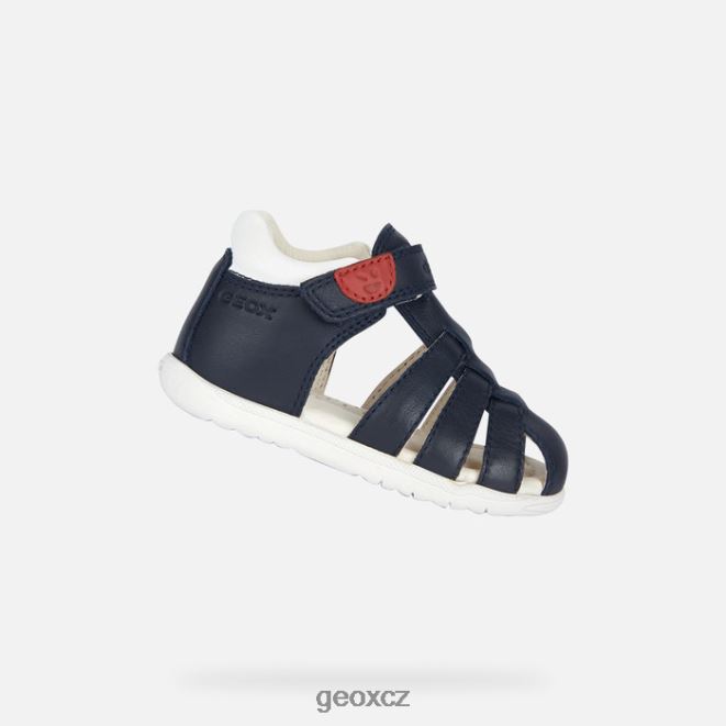 sandály macchia baby 4NH061471 námořnictvo Geox