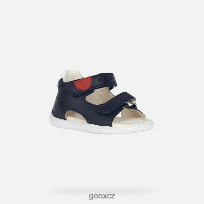sandály macchia baby 4NH061552 námořnictvo Geox