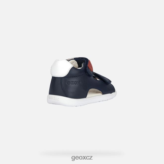 sandály macchia baby 4NH061552 námořnictvo Geox