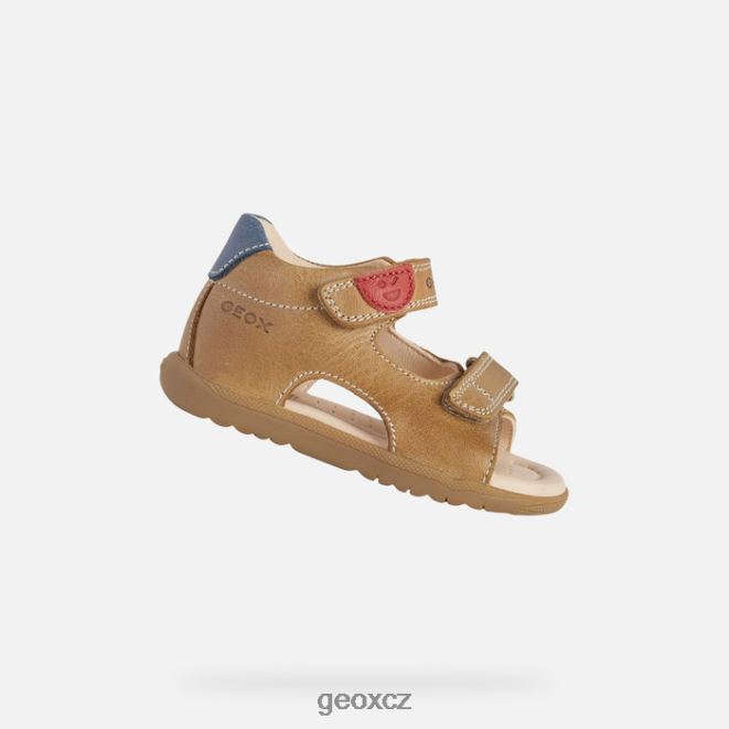 sandály macchia baby 4NH062022 karamel Geox