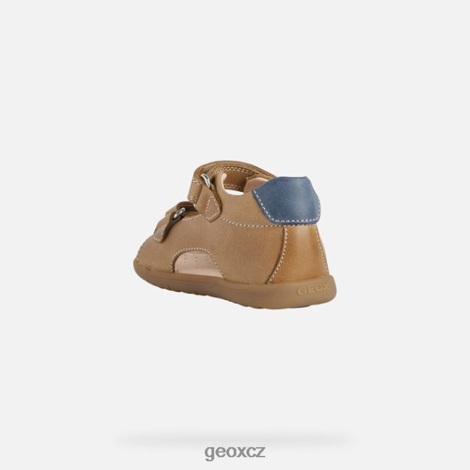 sandály macchia baby 4NH062022 karamel Geox