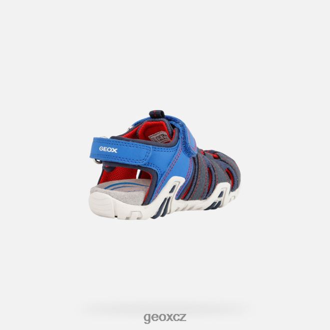 kraze batole 4NH061446 královská/červená Geox