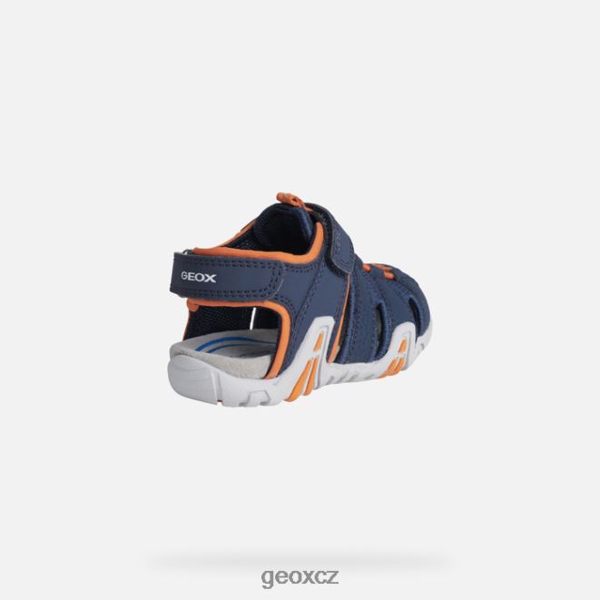 kraze batole 4NH061448 námořnická/oranžová Geox
