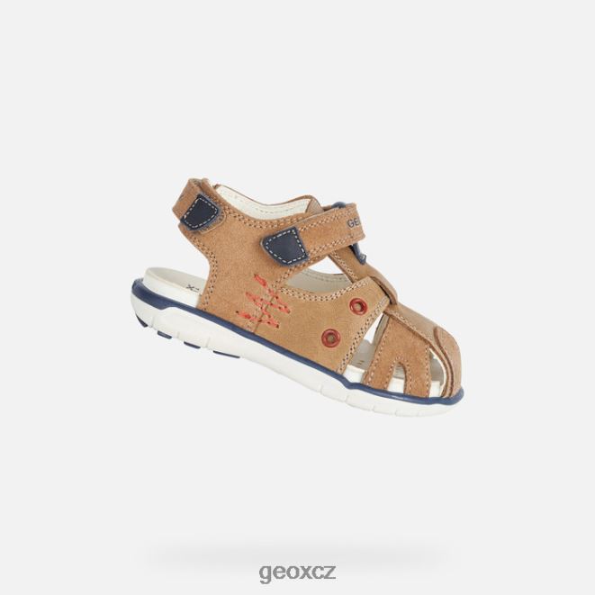 sandál Dillí batole 4NH061598 karamel Geox