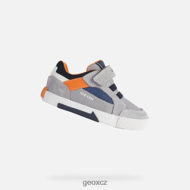 kilwi batole 4NH061592 světle šedá/oranžová Geox