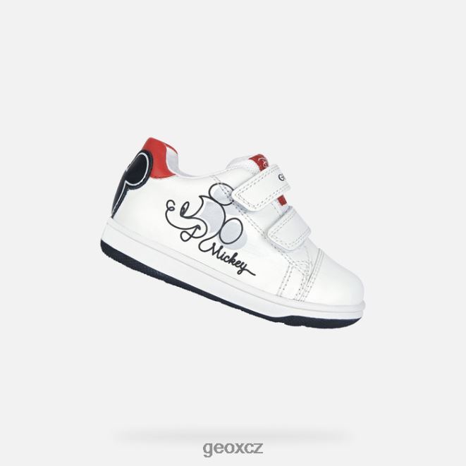 nové flick dítě 4NH061553 bílý černý Geox