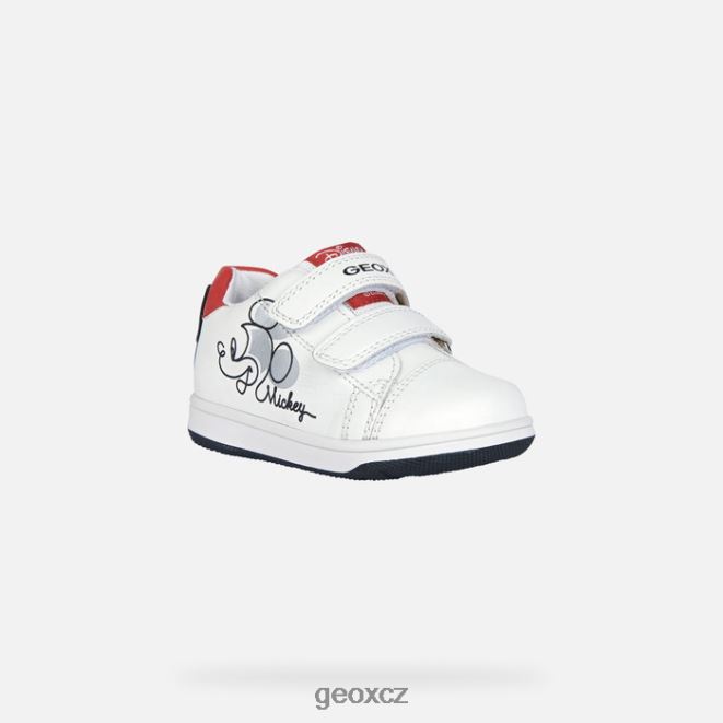 nové flick dítě 4NH061553 bílý černý Geox