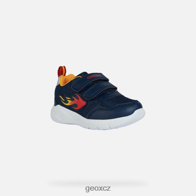 sprinterské dítě 4NH061451 námořnická/žlutá Geox