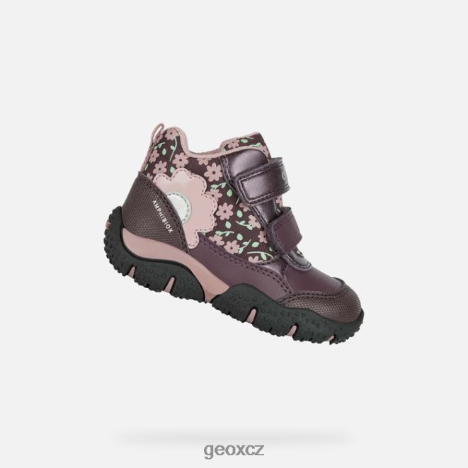 baltic abx batole 4NH061482 švestková/tmavě růžová Geox