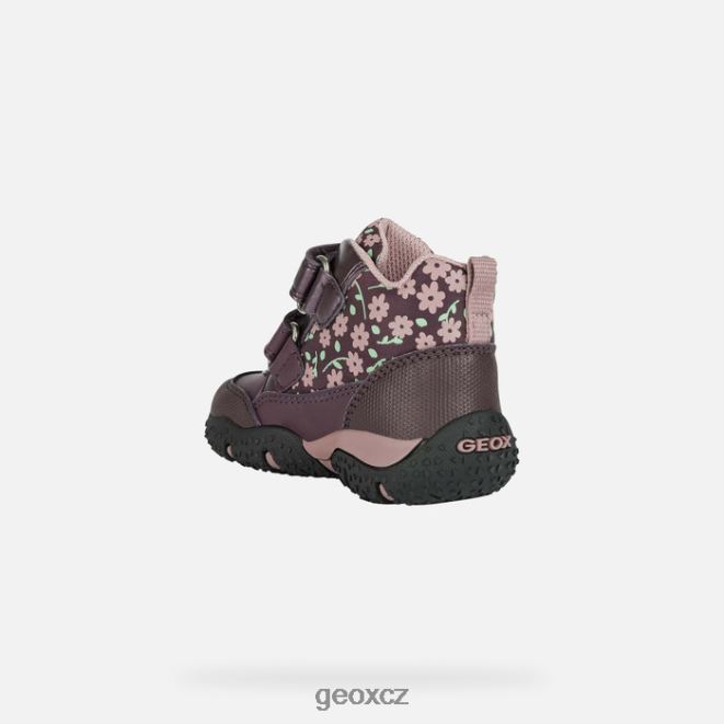 baltic abx batole 4NH061482 švestková/tmavě růžová Geox