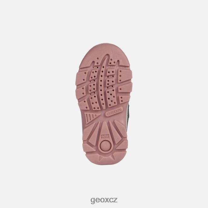 flanfil abx batole 4NH061490 tmavě šedá/růžová Geox