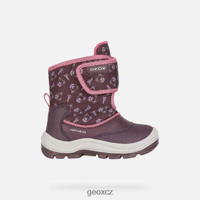 flanfil abx batole 4NH061512 švestka/tmavá fuchsie Geox