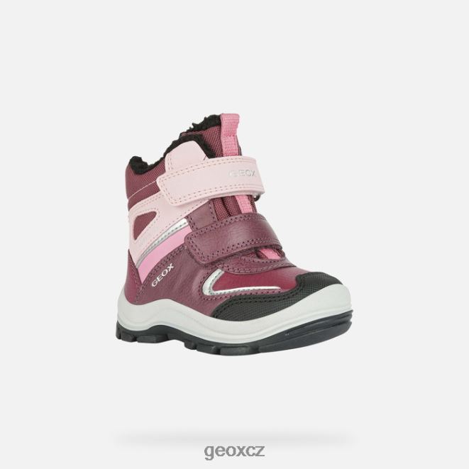 flanfil abx batole 4NH061562 vínová/růžová Geox