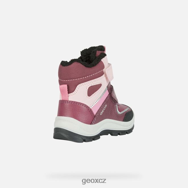 flanfil abx batole 4NH061562 vínová/růžová Geox