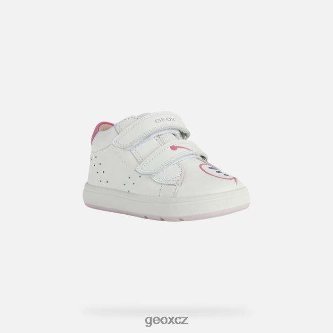 biglia dítě 4NH061524 bílá/fuchsiová Geox