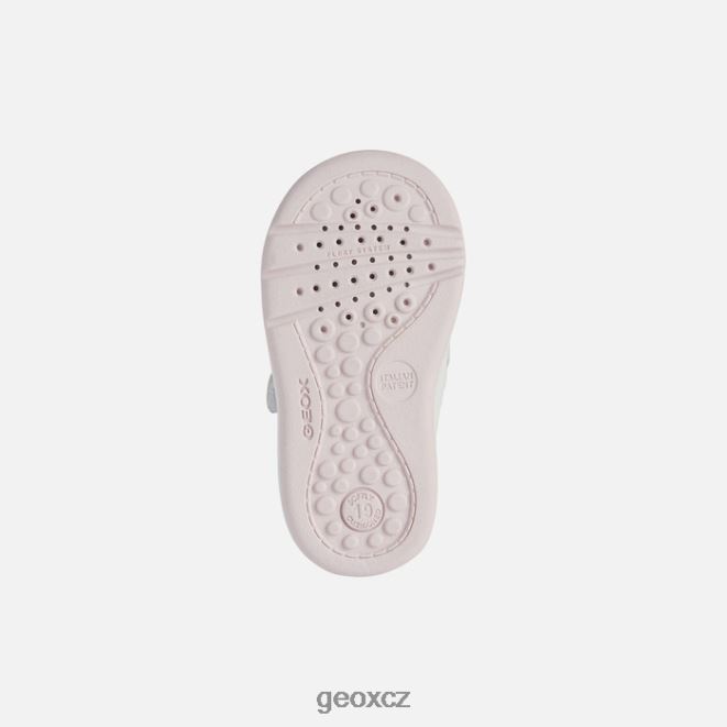 biglia dítě 4NH061524 bílá/fuchsiová Geox