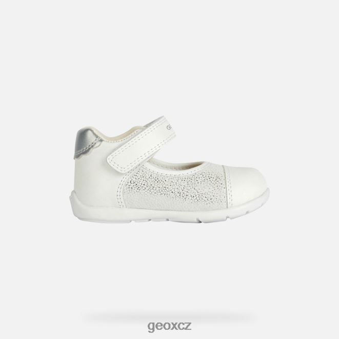 kaytanská holčička 4NH062023 bílá/stříbrná Geox