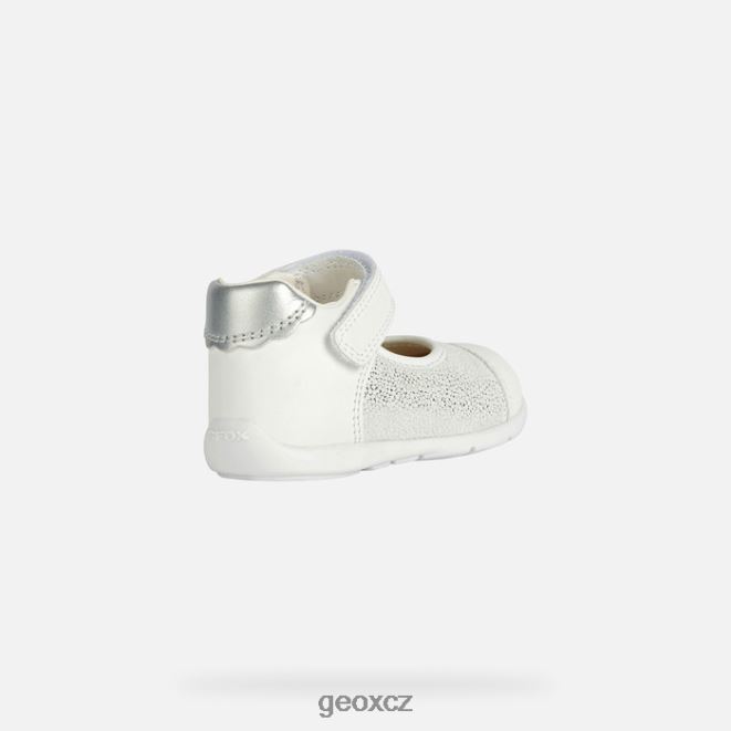 kaytanská holčička 4NH062023 bílá/stříbrná Geox