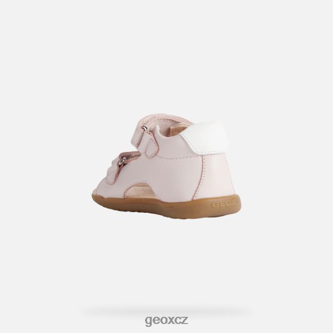 sandály macchia baby 4NH061617 světlá růže Geox