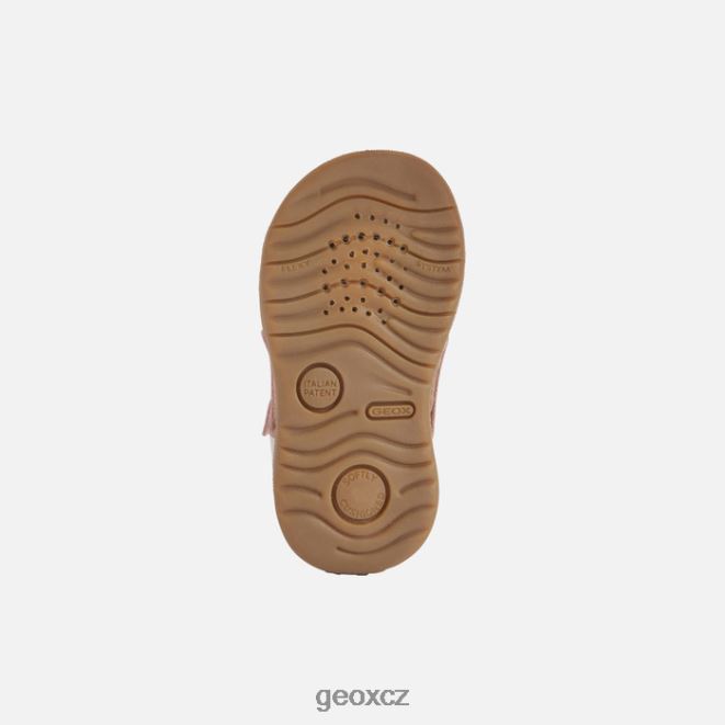 sandály macchia baby 4NH061617 světlá růže Geox