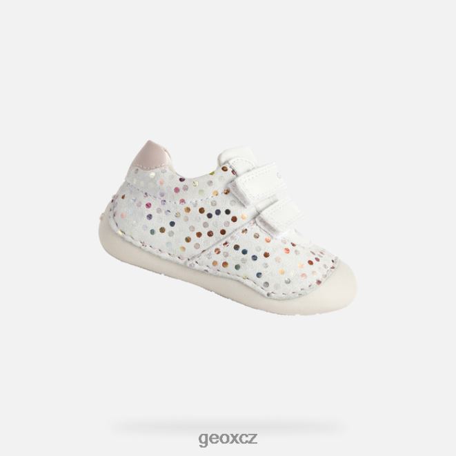 tutim batole 4NH061613 bílá/světle růže Geox