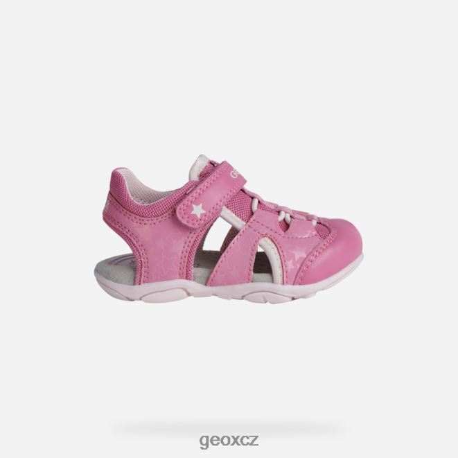 sandál agasim batole 4NH061513 fuchsiová/růžová Geox