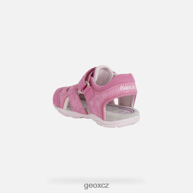 sandál agasim batole 4NH061513 fuchsiová/růžová Geox