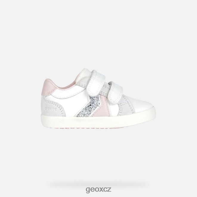 kilwi batole 4NH062015 bílá/světle růže Geox