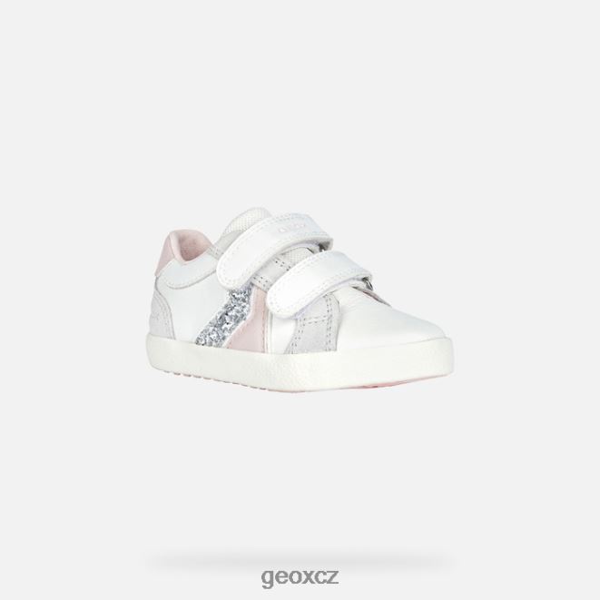 kilwi batole 4NH062015 bílá/světle růže Geox