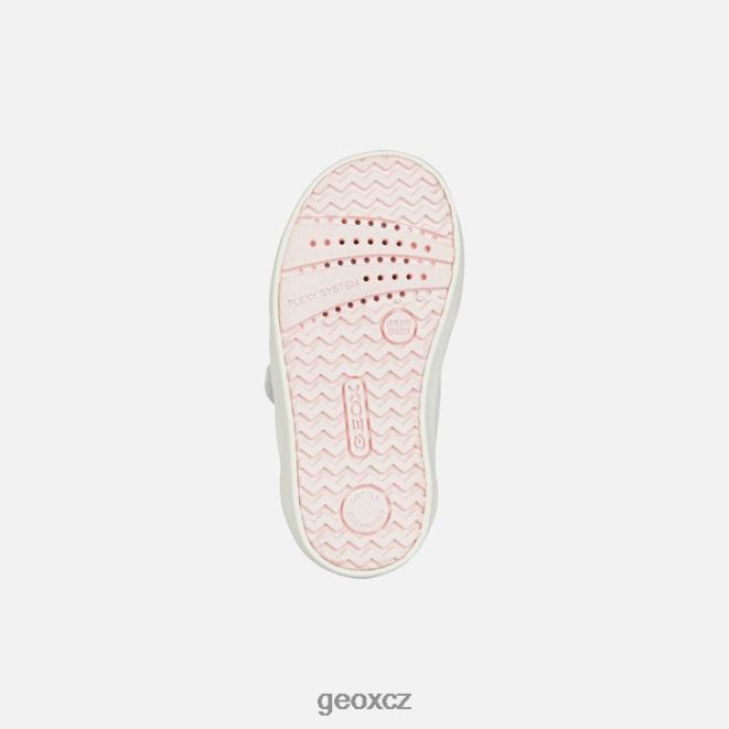 kilwi batole 4NH062015 bílá/světle růže Geox