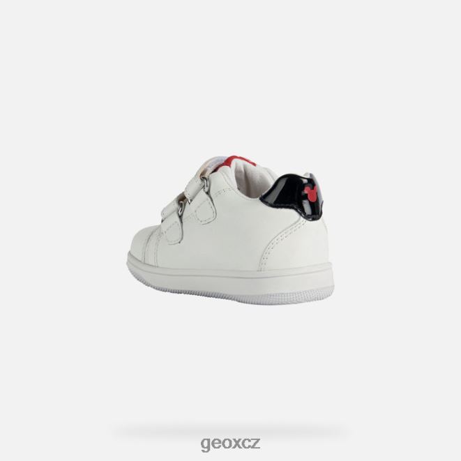 nové flick dítě 4NH061596 bílá/červená Geox