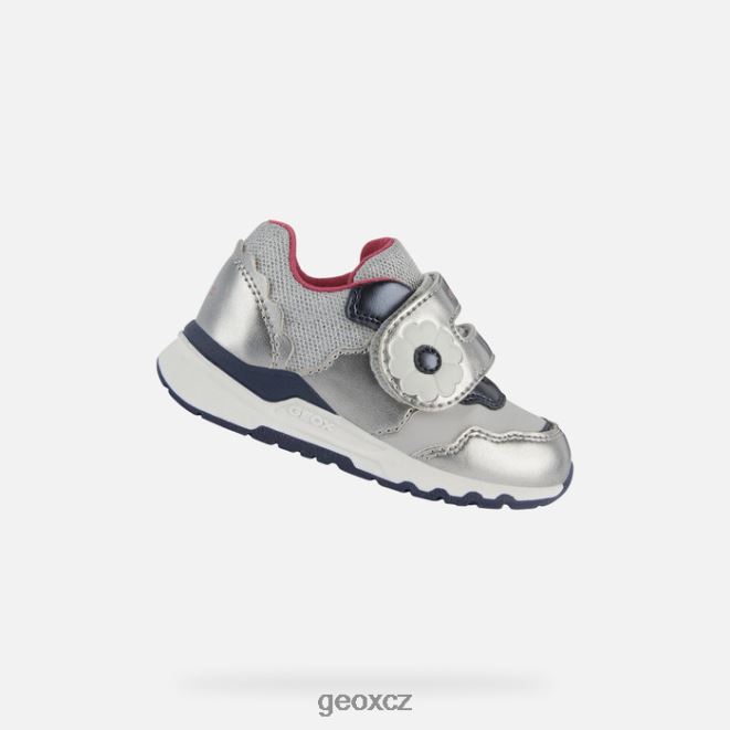 pyrip batole 4NH061569 stříbro/námořnictvo Geox