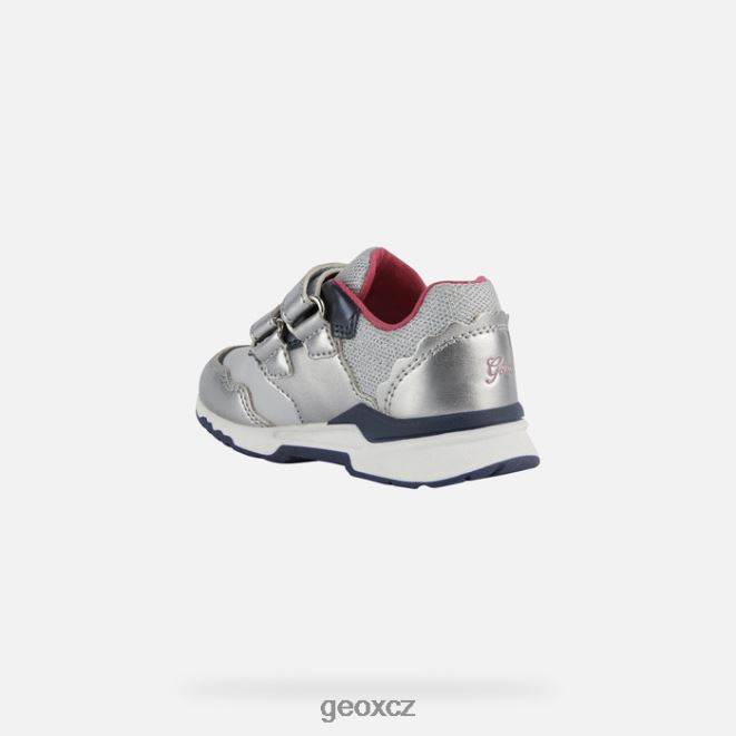 pyrip batole 4NH061569 stříbro/námořnictvo Geox