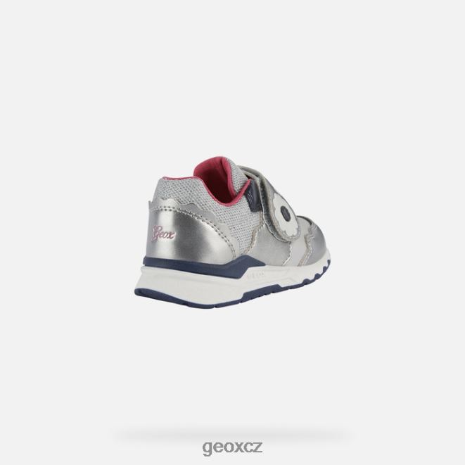 pyrip batole 4NH061569 stříbro/námořnictvo Geox