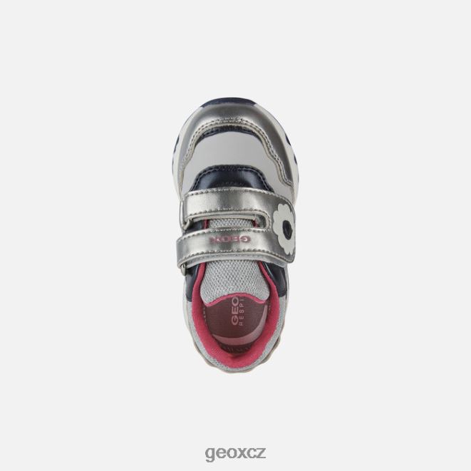 pyrip batole 4NH061569 stříbro/námořnictvo Geox