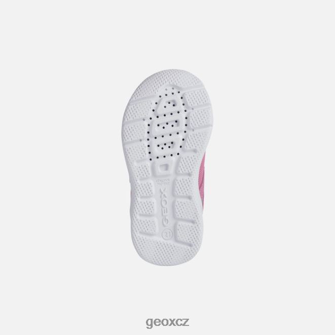 sprinterské dítě 4NH061558 fuchsie/stříbro Geox