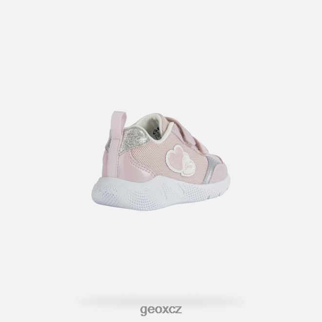 sprintye batole 4NH061034 růžová/stříbrná Geox