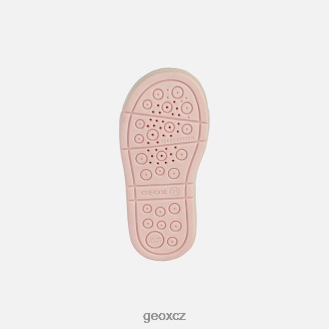 trottola batole 4NH062029 tmavě šedá/tmavě růžová Geox