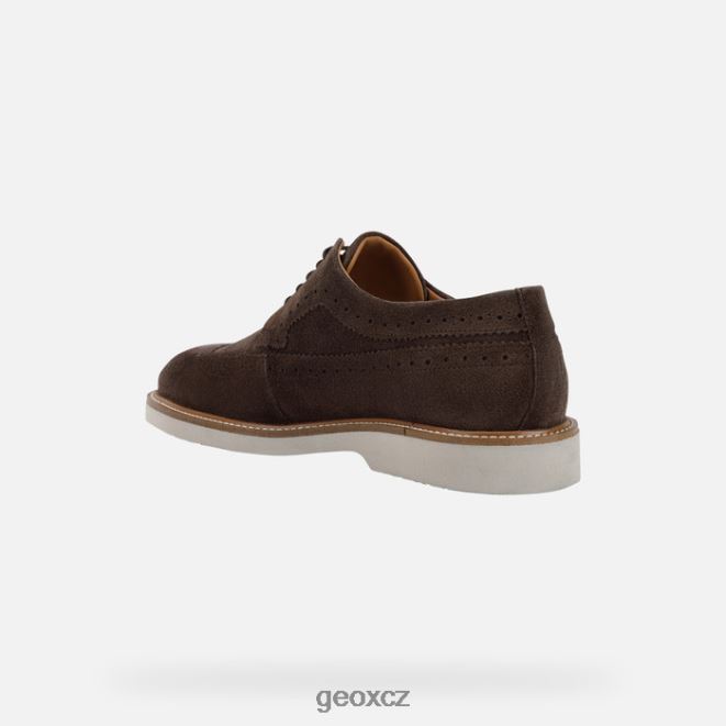 gubbio muž 4NH06929 tmavě hnědá Geox