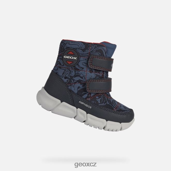 flexyper abx baby 4NH06891 avio/červená Geox