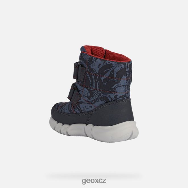 flexyper abx baby 4NH06891 avio/červená Geox