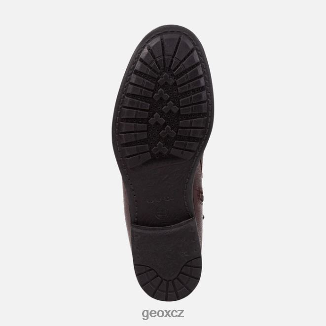 jaylonský muž 4NH06859 tmavá káva Geox